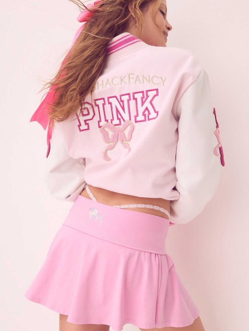 Pink X Loveshackfancy Flirty Skort XS NWT